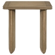 Pemberly Row 2-Piece Wood Coffee Table Set in Distressed Light Brown