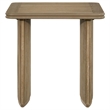 Pemberly Row 3-Piece Wood Coffee Table Set in Distressed Light Brown