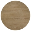Pemberly Row 36-Inch Round Wood Coffee Table in Distressed Light Brown