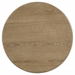 Pemberly Row 2-piece Round Wood Coffee Table Set in Distressed Light Brown