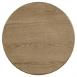 Pemberly Row 3-piece Round Wood Coffee Table Set in Distressed Light Brown