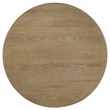 Pemberly Row 3-piece Round Wood Coffee Table Set in Distressed Light Brown