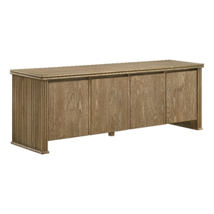Pemberly Row 70&quot Wood TV Stand for TVs up to 70&quot in Distressed Light Brown
