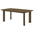 Pemberly Row 71-inch Rectangular White Oak Veneer Dining Table in Brown