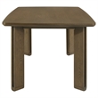 Pemberly Row 71-inch Rectangular White Oak Veneer Dining Table in Brown