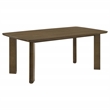 Pemberly Row 7-piece Rectangular Wood Dining Room Table Set in Brown