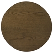 Pemberly Row 3-piece Round Transitional Wood Coffee Table Set in Brown
