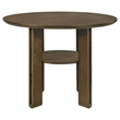 Pemberly Row 47-inch Round Counter Height Dining Table in Brown