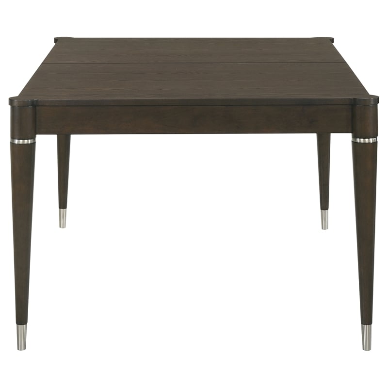 Pemberly Row 81-inch Extension Leaf Dining Table in Ash Brown