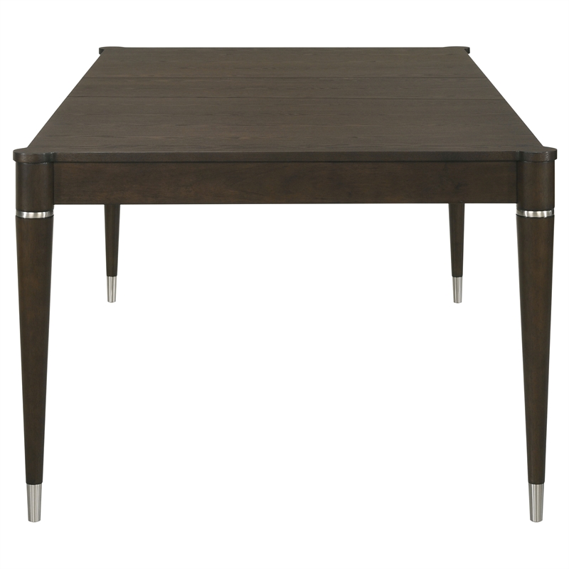 Pemberly Row 7-piece Rectangular Dining Table Set in Ash Brown