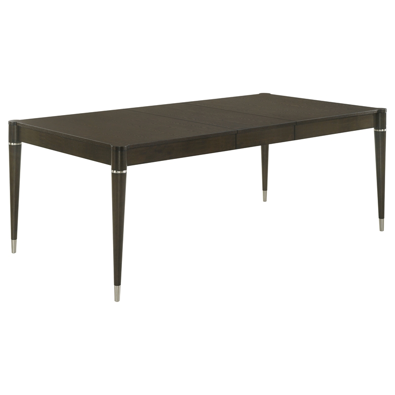 Pemberly Row 7-piece Rectangular Dining Table Set in Ash Brown