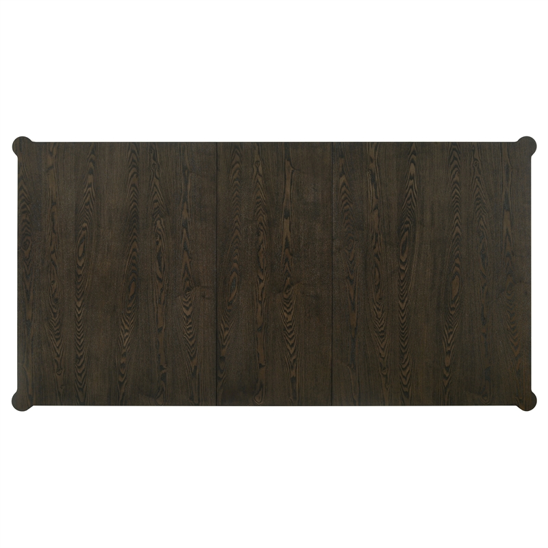 Pemberly Row 7-piece Rectangular Dining Table Set in Ash Brown