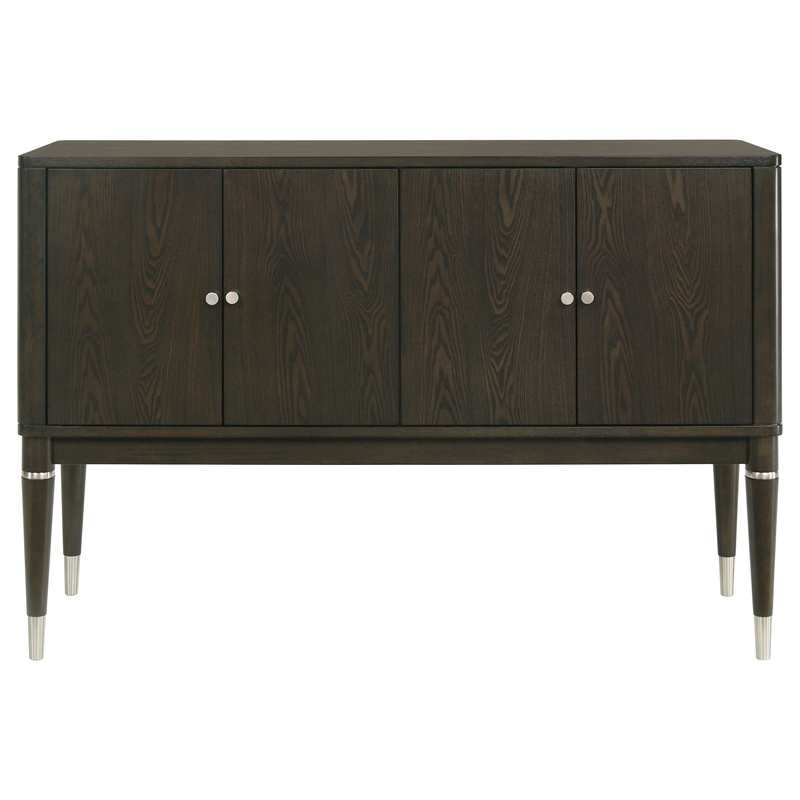 Pemberly Row 8-piece Dining Table Set with Sideboard in Ash Brown