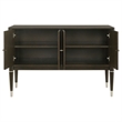 Pemberly Row 8-piece Dining Table Set with Sideboard in Ash Brown