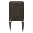 Pemberly Row 4-door Dining Sideboard Server with Shelves in Ash Brown