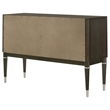 Pemberly Row 4-door Dining Sideboard Server with Shelves in Ash Brown