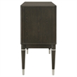 Pemberly Row 4-door Dining Sideboard Server with Shelves in Ash Brown