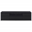 Pemberly Row 78-inch 2-door TV Stand Media Console in Black Finish