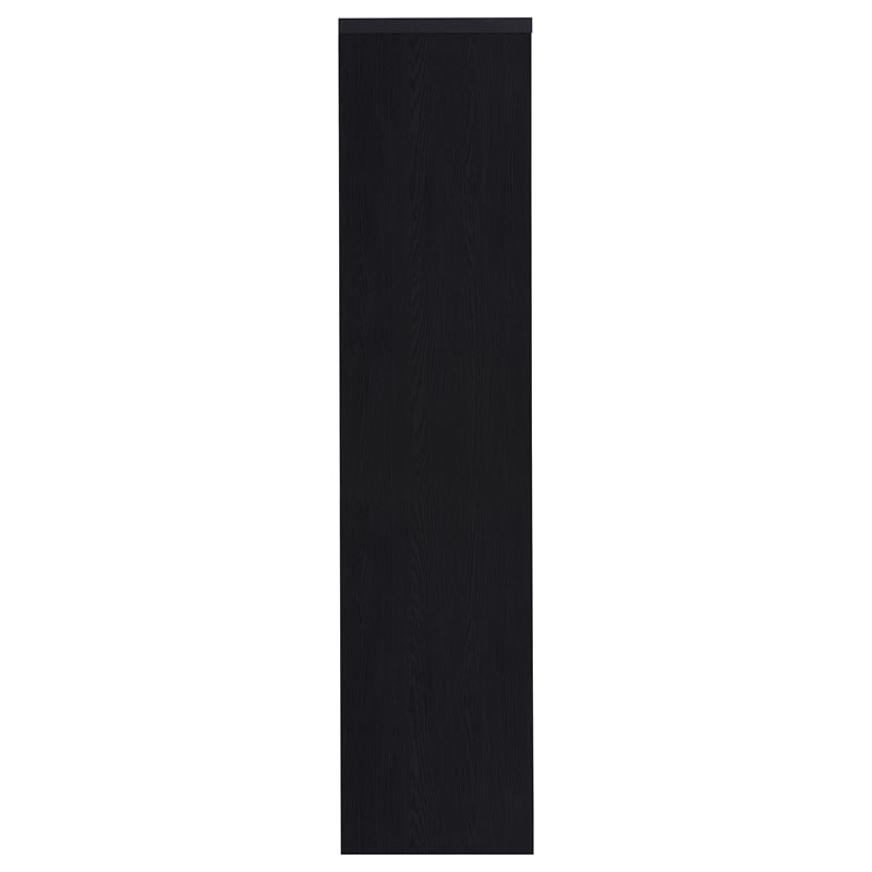 Pemberly Row 3-shelf Media Tower Entertainment Pier in Black Finish