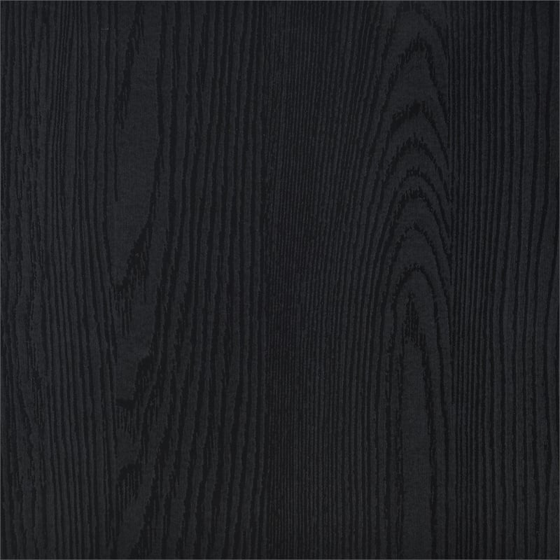 Pemberly Row 3-shelf Media Tower Entertainment Pier in Black Finish