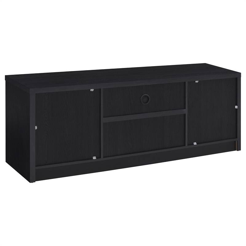 Pemberly Row 3-piece Entertainment Center 60-inch TV Stand in Black