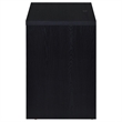 Pemberly Row 2-drawer Nightstand with LED Lights and USB Ports in Black