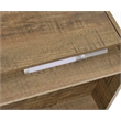 Pemberly Row 2-drawer Nightstand with LED Lights and USB Ports in Mango