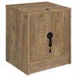 Pemberly Row 2-drawer Nightstand with LED Lights and USB Ports in Mango