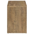 Pemberly Row 2-drawer Nightstand with LED Lights and USB Ports in Mango