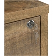 Pemberly Row 3-Shelf Bookcase with USB and Lockable Drawer in Mango