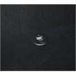 Pemberly Row 3-Shelf Bookcase with USB and Lockable Drawer in Black