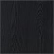 Pemberly Row 49-inch Twin Wood Bookcase Headboard with 2 Cubbies in Black