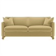 Pemberly Row 2-Piece Velvet Upholstered Sofa and Loveseat Set in Camel