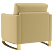 Pemberly Row 3-Piece Velvet Sofa with Loveseat and Chair in Camel