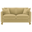 Pemberly Row 3-Piece Velvet Sofa with Loveseat and Chair in Camel