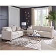 Pemberly Row 3-piece Arched Arm Sofa Loveseat and Chair Set in Beige