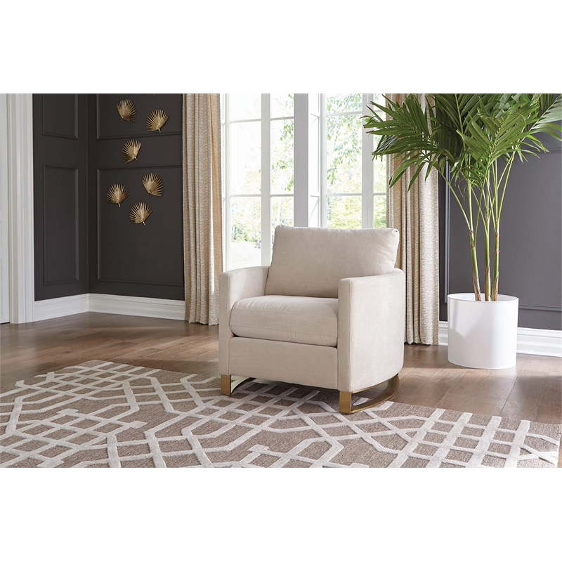 Pemberly Row 3-piece Arched Arm Sofa Loveseat and Chair Set in Beige