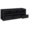 Pemberly Row 59-inch 3-drawer TV Stand Media Console in Black