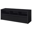 Pemberly Row 59-inch 3-drawer TV Stand Media Console in Black