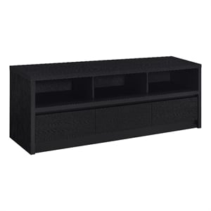 Pemberly Row 59-inch 3-drawer TV Stand Media Console in Black