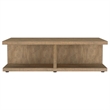 Pemberly Row Square Engineered Wood Cocktail Coffee Table in Mango