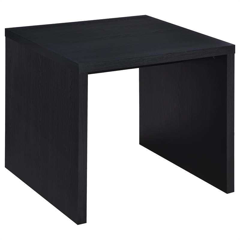 Pemberly Row 2-piece Lift Top Coffee Table and End Table Set in Black