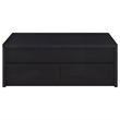 Pemberly Row 3-piece Lift Top Coffee Table and End Table Set in Black