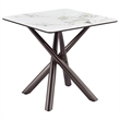 Pemberly Row 2-piece Square Coffee and End Table Set in Mirage White