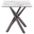 Pemberly Row 2-piece Square Coffee and End Table Set in Mirage White