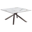 Pemberly Row 2-piece Square Coffee and End Table Set in Mirage White