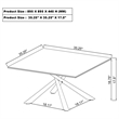 Pemberly Row 2-piece Square Coffee and End Table Set in Mirage White