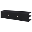 Pemberly Row 78-inch 2-tier TV Stand and Media Console in Black