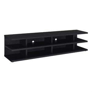 Pemberly Row 78-inch 2-tier TV Stand and Media Console in Black