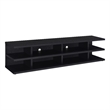 Pemberly Row 78-inch 2-tier TV Stand and Media Console in Black